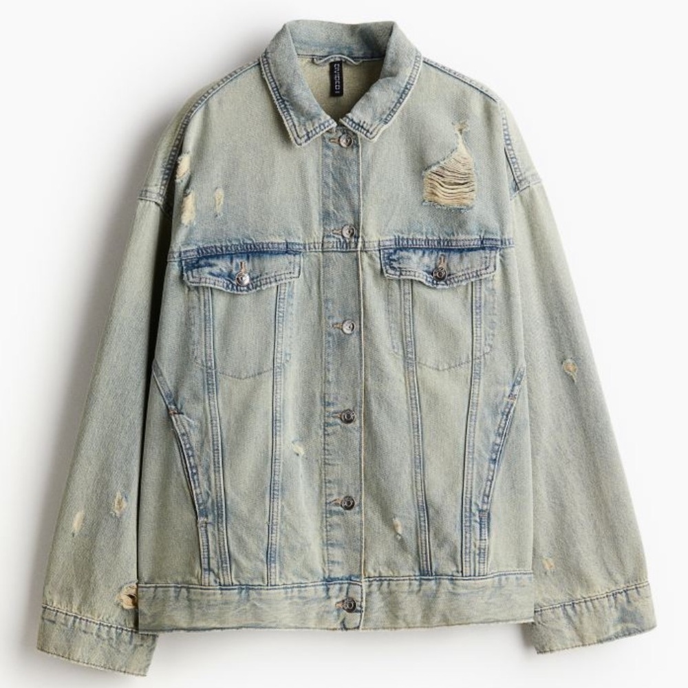 Distressed Denim Jacket